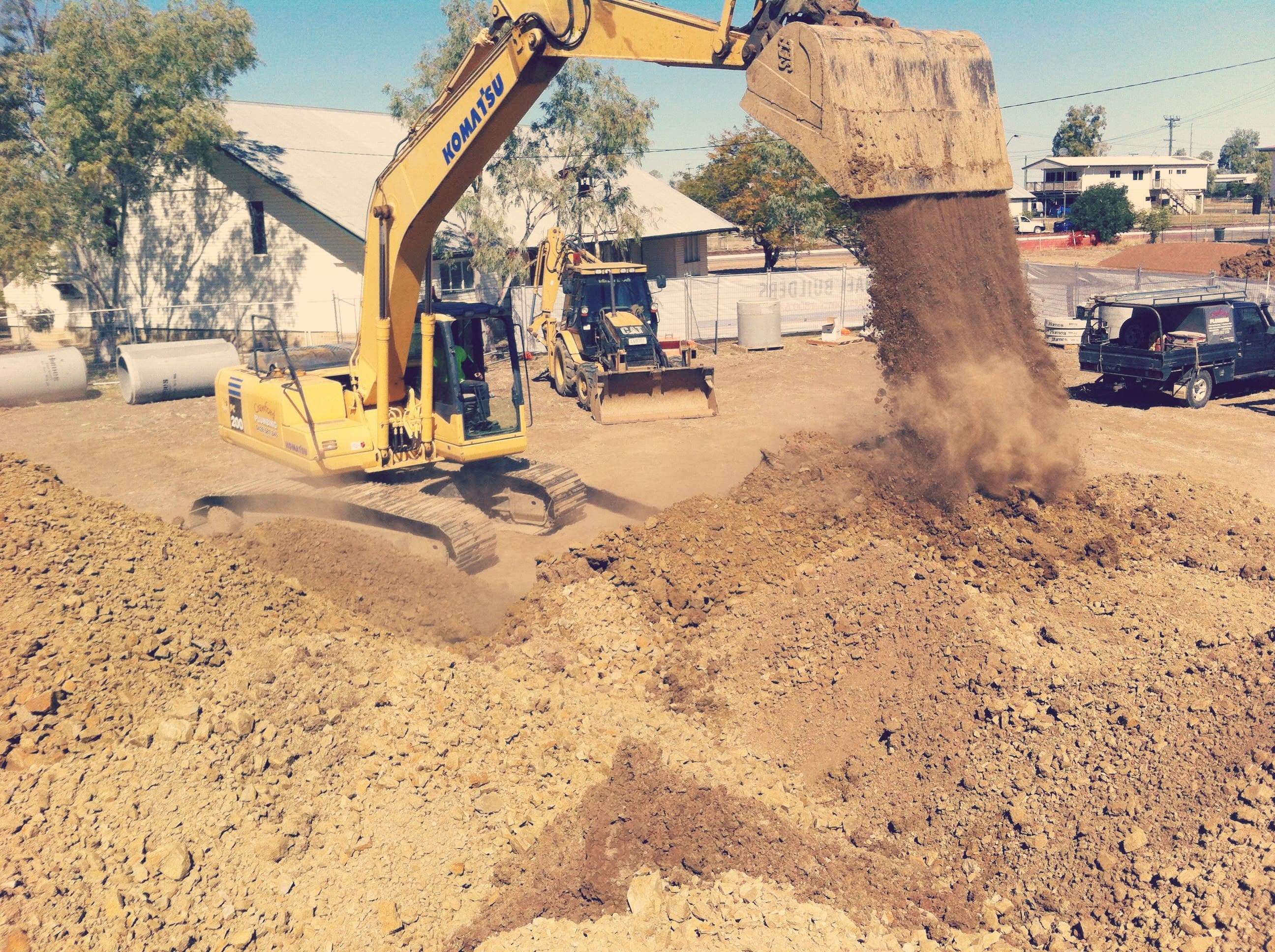 Earth moving and civil works in the Burdekin Shire.