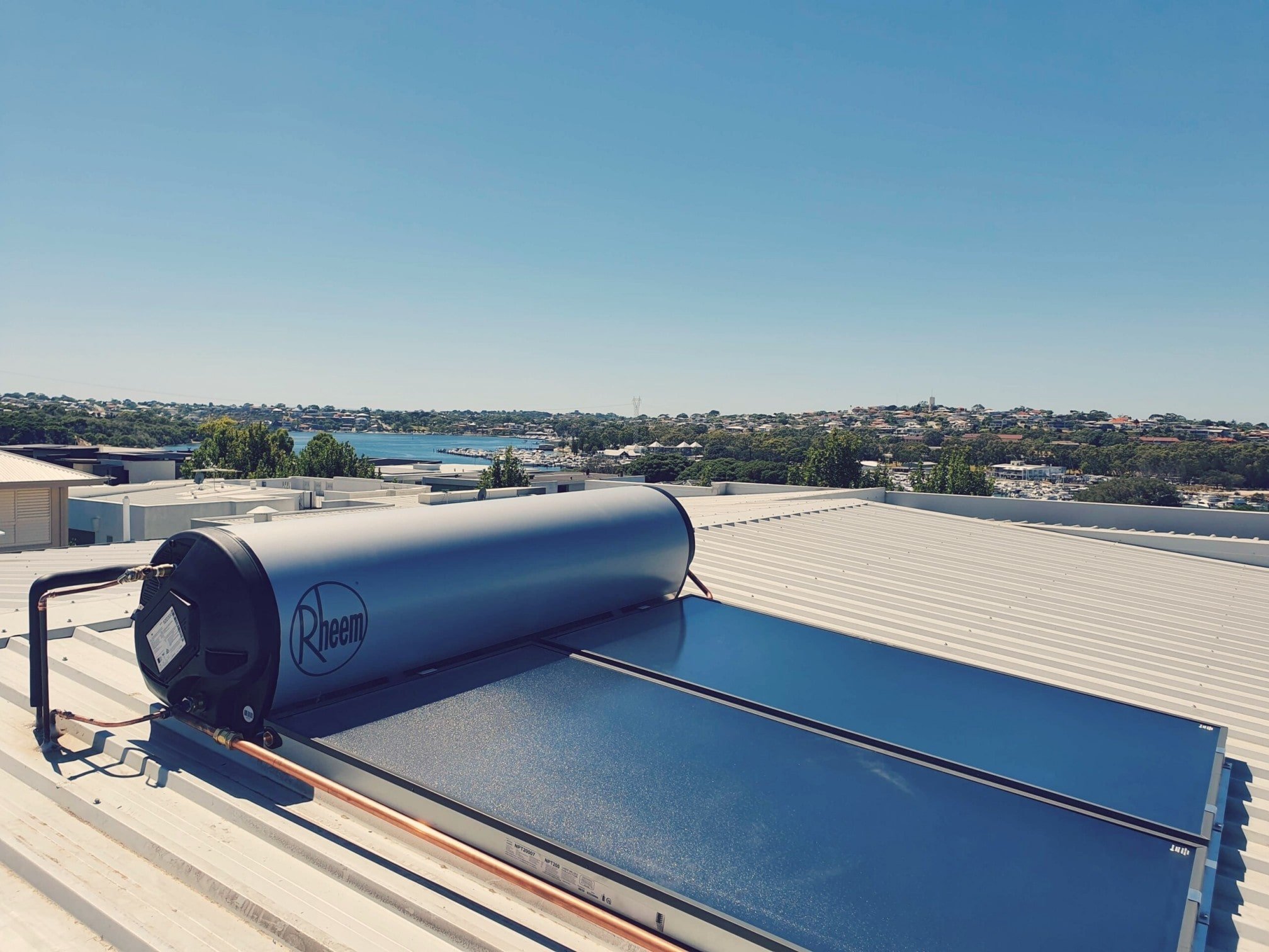 Energy saving solar hot water units in the Burdekin Shire, Ayr, Majors Creek and Woodstock.