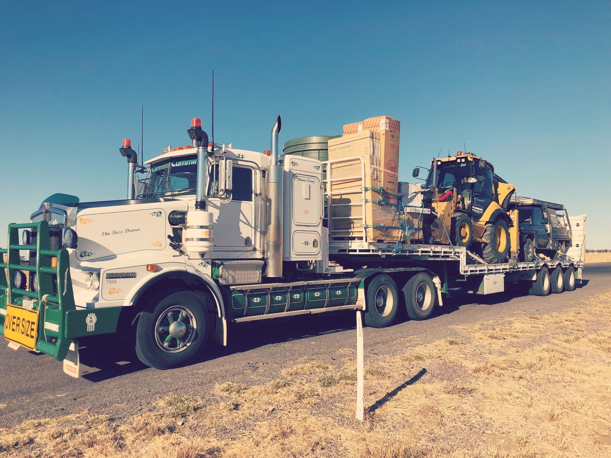 Transport of plant to sites in Majors Creek, Woodstock and Burdekin Shire